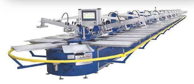 Oval print machine
